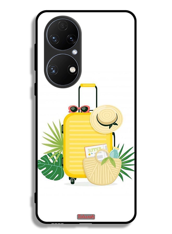 Tolwak Huawei P50 Protective Case Cover Summer Digital Art - Image 2