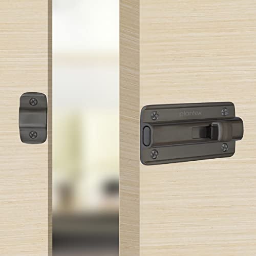 Plantex Premium Heavy Duty Door Stopper/Door Lock Latch for Home and Office Doors - Pack of 20 (Satin Black-Matt) - Image 5