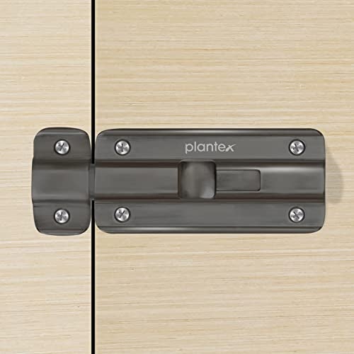 Plantex Premium Heavy Duty Door Stopper/Door Lock Latch for Home and Office Doors - Pack of 20 (Satin Black-Matt) - Image 2