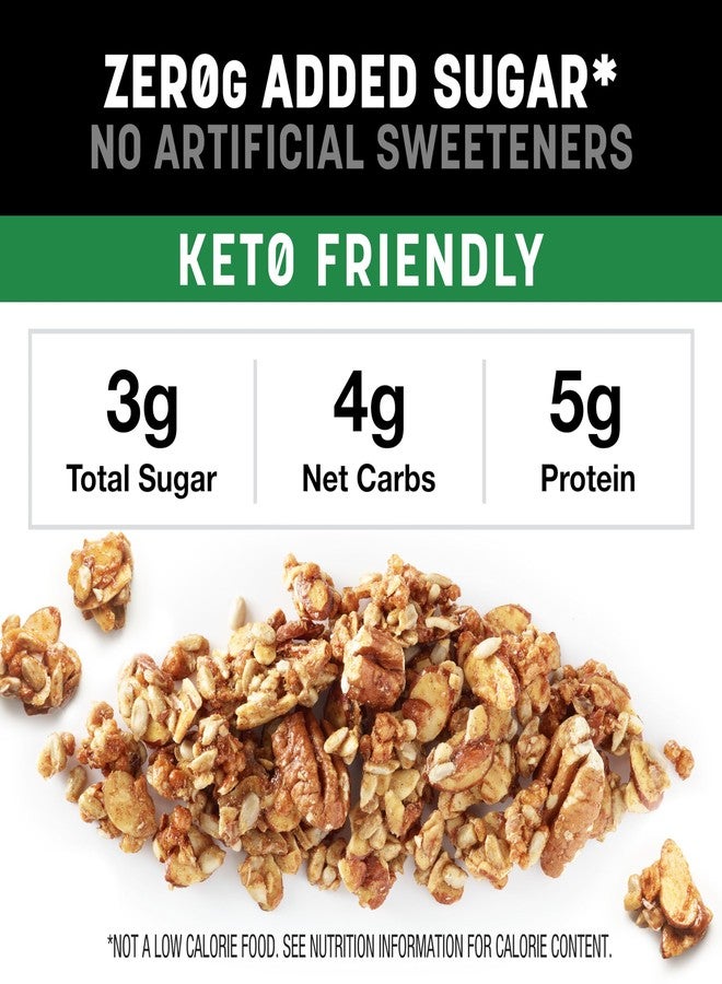 KIND Zero Added Sugar Granola, Apple Cinnamon Nut, Healthy Snacks, Good Source of Fiber, Gluten Free, Low Sugar, 5g Protein, 5 Count - Image 3