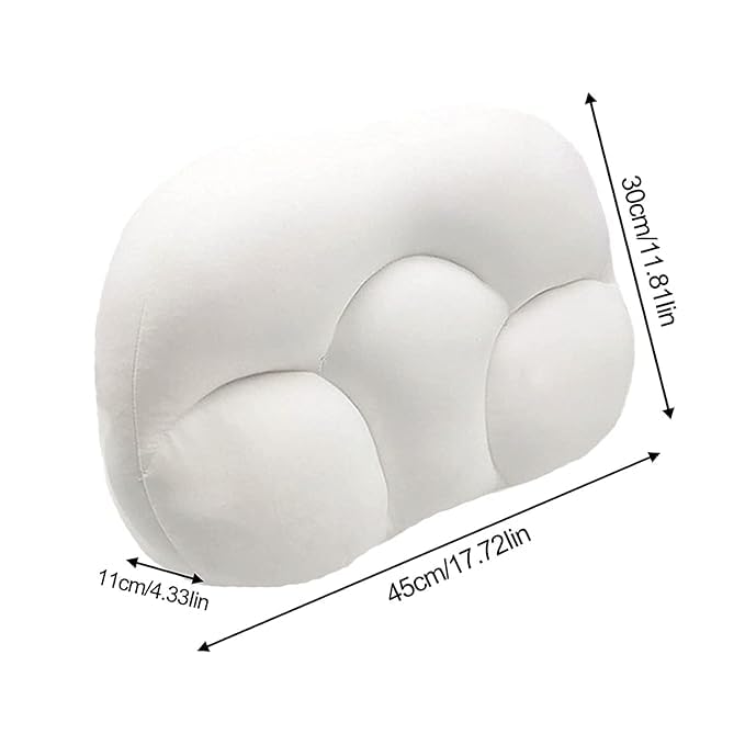 CHALISA Egg Sleeper Pillow Portable Ergonomically Neck/Head Support Bed Alleviate Neck & Back Pain Head Support Bed Sleeping for Home & Outdoor Travelling Travel Organiser - Image 2
