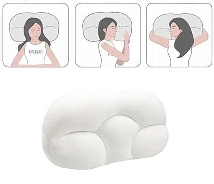 CHALISA Egg Sleeper Pillow Portable Ergonomically Neck/Head Support Bed Alleviate Neck & Back Pain Head Support Bed Sleeping for Home & Outdoor Travelling Travel Organiser - Image 5
