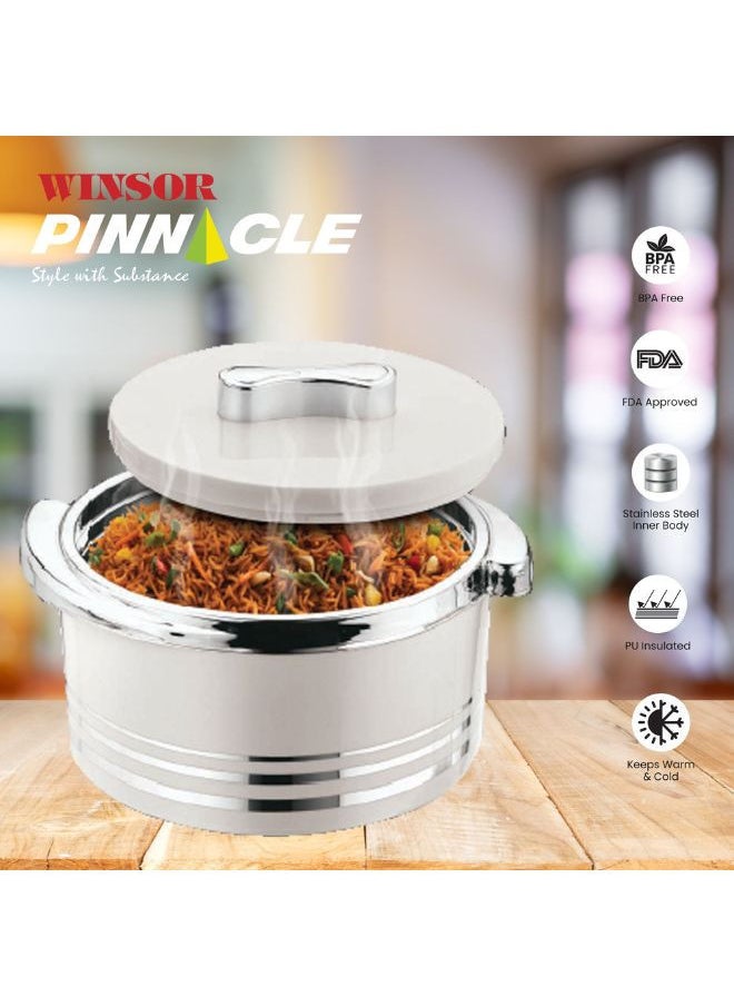 Winsor Winsor Panayaa Thermo Container 3300ml- Stainless Steel Insulated Hot Pot | Thermal Food Storage Containers Warmers | SILVER  - Image 5