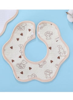 General Seven Different Styles of Baby Petal Bibs, Burp Cloths, and Drool Cloths - Newborn Essentials for Children, Petal Bibs  - Image 4