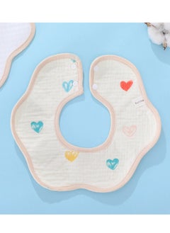 General Seven Different Styles of Baby Petal Bibs, Burp Cloths, and Drool Cloths - Newborn Essentials for Children, Petal Bibs  - Image 5