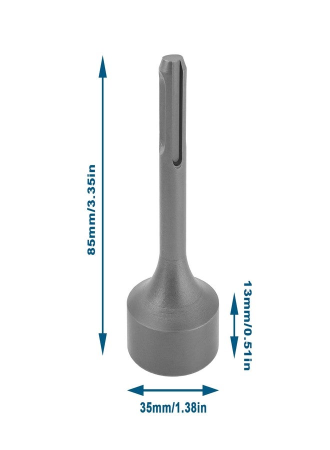أوتوتك محول قضيب مثقاب مطرقة أرضي من OTOTEC مكون من قطعتين متوافق مع نظام SDS Plus للمطارق الدوارة ومثاقب المطرقة (85 × 35 مم) - Image 4