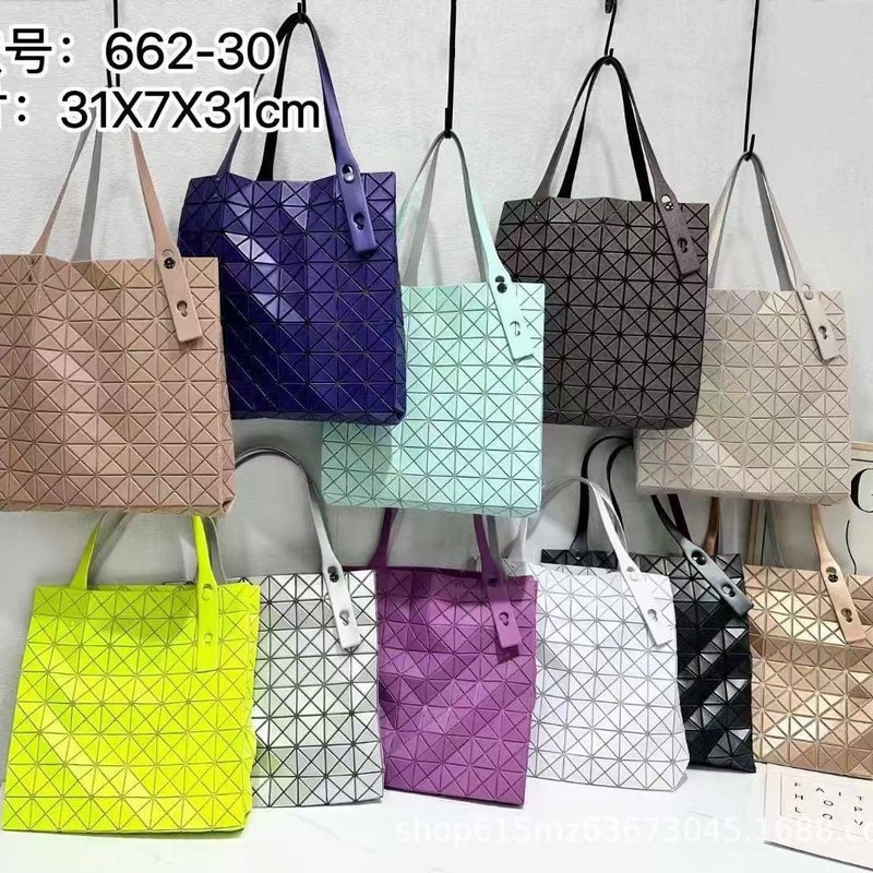 New Women'S Bag Lifetime Geometric Diamond Plaid Bag Magic Large Square Shoulder Bag All-Match Handbag Women'S Tote Bag - Image 5
