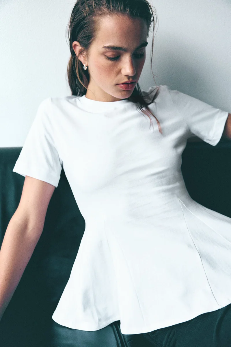 H&M Peplum T-shirt
