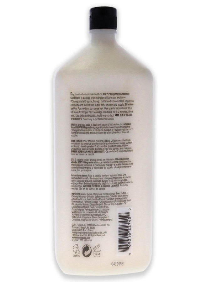 MOP Pomegranate Smoothing Conditioner For Medium to Coarse Hair - Moisturizing, Hydrating, Detangling - Strengthens Hair, Adds Shine, Anti-Frizz - Image 2