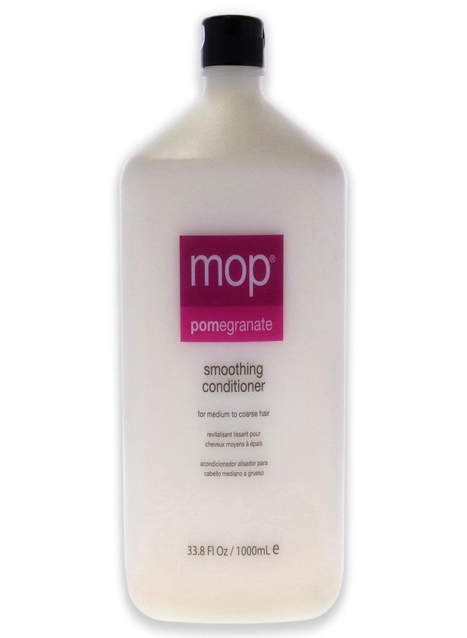 MOP Pomegranate Smoothing Conditioner For Medium to Coarse Hair - Moisturizing, Hydrating, Detangling - Strengthens Hair, Adds Shine, Anti-Frizz - Image 1