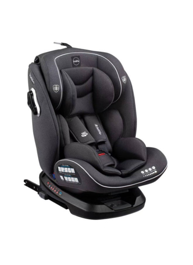 Kidilo 360° Rotation Car Seat with Isofix, Rear & Forward-Facing Positions, Model KBH311 