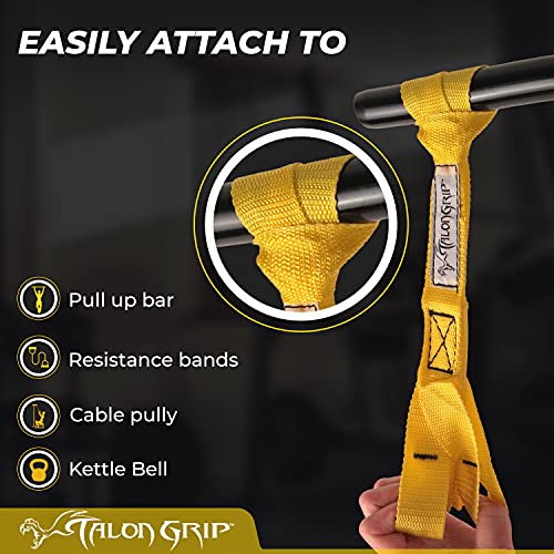 Core Prodigy Talon Pull Up Grip Strength Straps - Nylon Finger and Thumb Loops for Grip Training, Rock Climbing, Hand and Arm Strengthener (Black) - Image 4