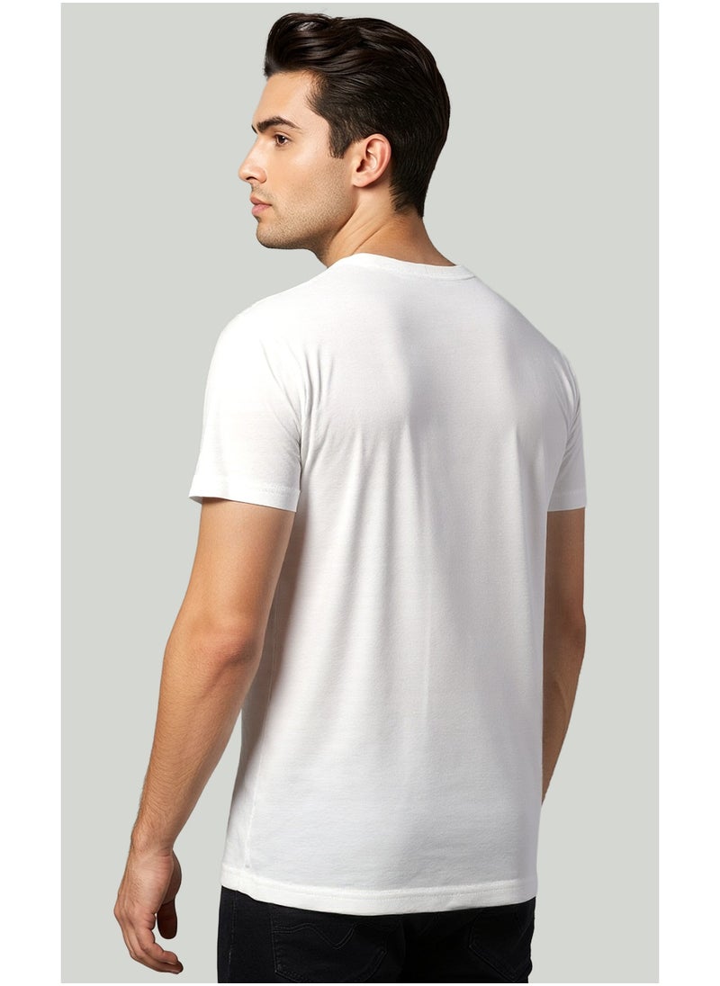 NAUTICA Plain Regular Fit Premium Cotton Crew Neck T-shirt  - Image 3