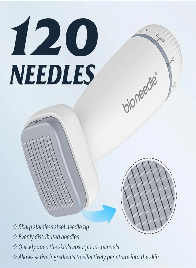 bio needle Adjustable Dermal Stamp Microneedle Stamp Microneedle Skin Pen 0.25mm for Face Scalp Beard Body  - Image 3