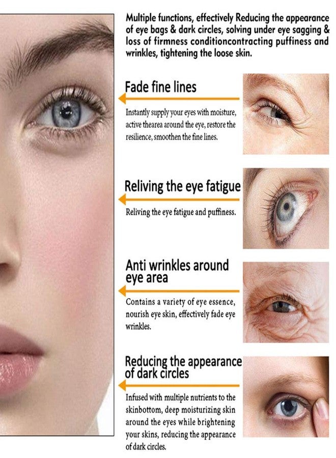 MIESCHER Eye Peptide Serum Massage Roller Nourishing Relieve Loose Eye Bags Dark Circles Skin Care Under Eye Cream for Fine Wrinkles and Puffiness Daily Skincare(Nourishing Grey) - Image 3