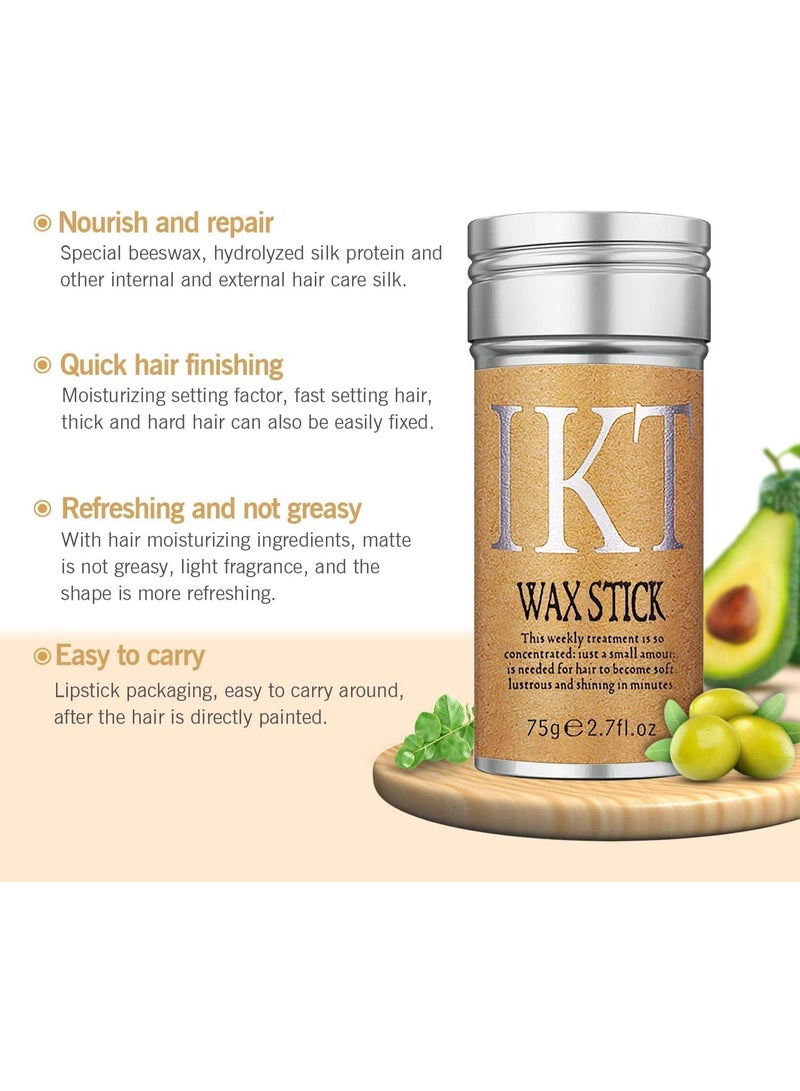 IKT Hair Wax Stick Sleek Styling Smooth Edges Control Flyaways Shine Boost Non Greasy Lightweight Formula Easy Application Long Lasting Hold Perfect for Daily Styling Professional Finish Results - Image 2