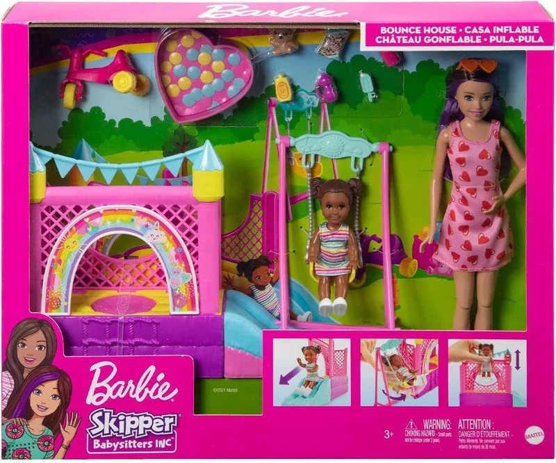 Barbie Babysitter Skipper Playhouse Set HHB67