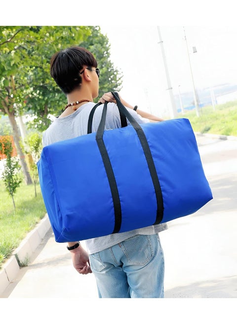 100L Strong Double Zipper Moisture Proof Storage Bag for Clothes Covers and Clothes for Home Moving or Trips, Multiple Colors Available