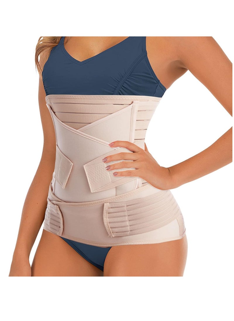 RATSAW 3 in 1 Postpartum Belly Band Post C Section Support Recovery Wrap Abdominal Binder Girdles for After Giving Birth  - Image 1