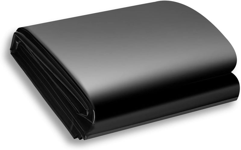 SDLDEER Pond Liner, Pond Liner 2 x 3 m, Black HDPE Pond Liners, Heavy Duty, for Flowers, Gardeners, Greenhouses, Ponds Water Selection, UV Stable - Image 1