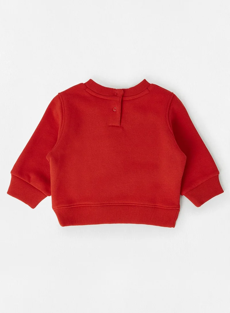 TOMMY HILFIGER Kids Logo Sequin Flag Sweatshirt
