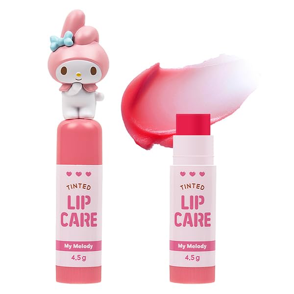 Generic Cute Lip Balm Adorable Character Lip Balm for Kids Moisturizing and Nourishing Lip Care with Shea Butter for All Ages Girls Lip Gloss Toddler Lip Gloss Pink  Peach flavored 