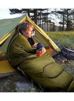 Mereza Single Sleeping Bag - Lightweight Waterproof Adult and Kids Camping Sleeping Bag with Compression Bag, 1 Small Sleeping Pillow, Backpacking Sleeping Bag for Outdoor Camping, Hiking and Travel  - Image 5
