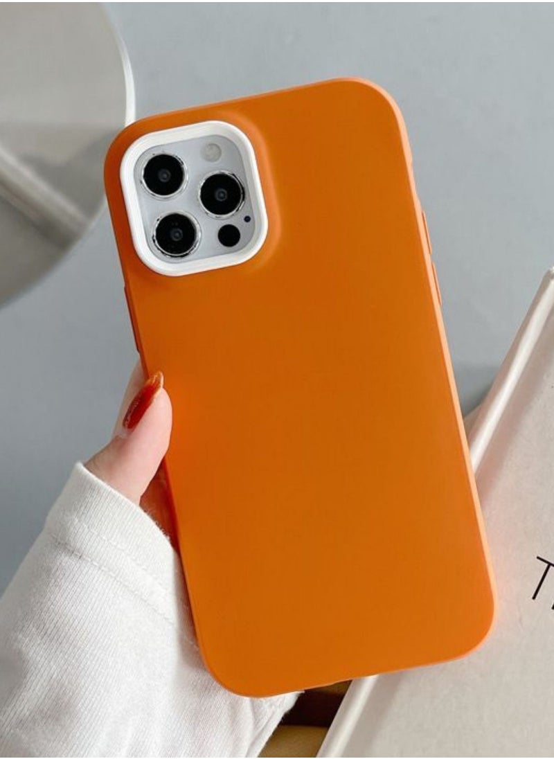 Houmt iPhone 12 Pro Max Case 6.7 Inch Soft Flexible Silicone Slim Rubber with Inside Frame Shockproof Protective Case Cover for Apple iPhone 12 Pro Max  - Image 1