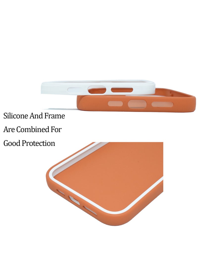 iPhone 12 Pro Max Case 6.7 Inch Soft Flexible Silicone Slim Rubber with Inside Frame Shockproof Protective Case Cover for Apple iPhone 12 Pro Max