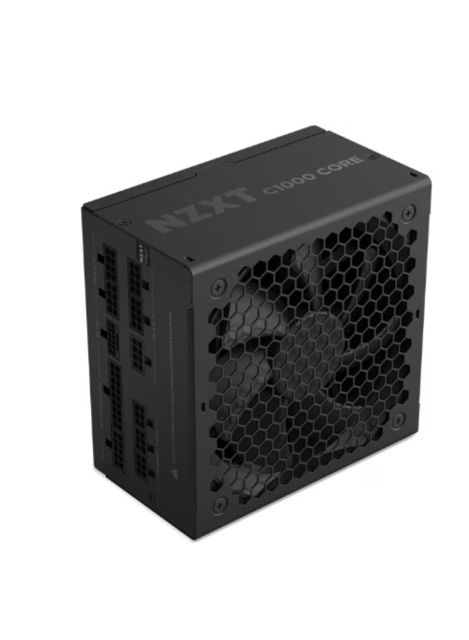 NZXT C1000 Gold Core 1000W Fully Modular ATX 3.1 Power Supply, 80+ Gold, ATX 3.1 & PCIe 5.1 12V-2×6, Zero RPM Fan, Cybenetics Platinum, 105°C Capacitors, Black | PA-0G3BB-UK - Image 2