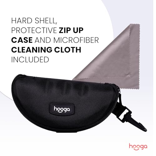 hooga Red Light Therapy Protective Glasses, Polycarbonate Lens, Near Infrared Brightness Reduction, Anti-Glare, UV Blocking, Unisex One-Size-Fits-Most, Eye Safety - Image 4