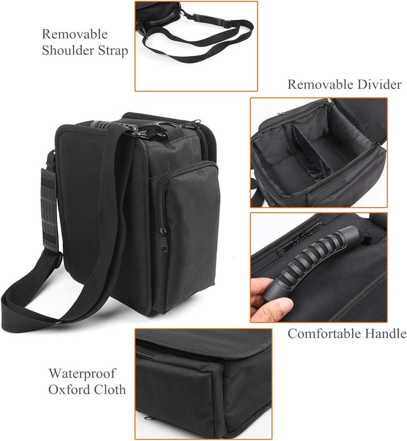 YOCTM Under Seat Organizer for 2007-2023 Jeep Wrangler JK JL JLU 4XE Sports Rubicon Gladiator JT Backseat Rear Under Seat Storage Bags Black Portable Storage Tool Kits Pocket - Image 3