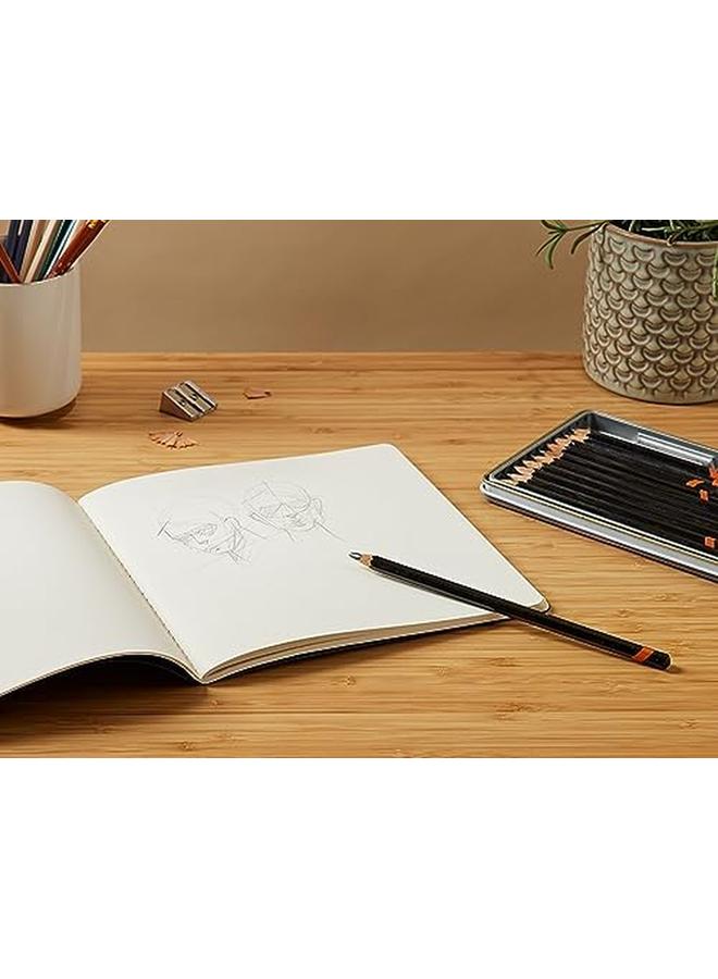 موليسكين ألبوم رسم فني بغلاف ناعم مربع 7.5 بوصة - Image 4