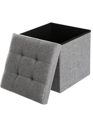 38cm Multi-functional Sofa Stool Home Rectangular Thickened Storage Stool Storage for Changing Shoes Storage Box Cotton and Linen Storage Stool,Grey - pzsku/Z79D2955762655EDD53BDZ/45/_/1716616874/2ffd77bb-3060-40dd-acf2-15bff0b00627