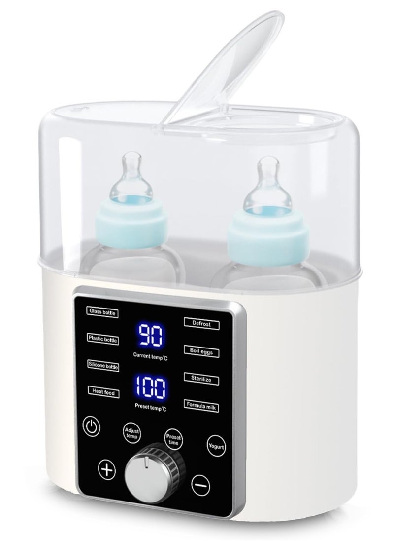 HEROCKX Baby bottle heater-13-in-1 fast portable dual bottle warmer-LED screen precision temperature control meter-sterilization heater  - Image 1