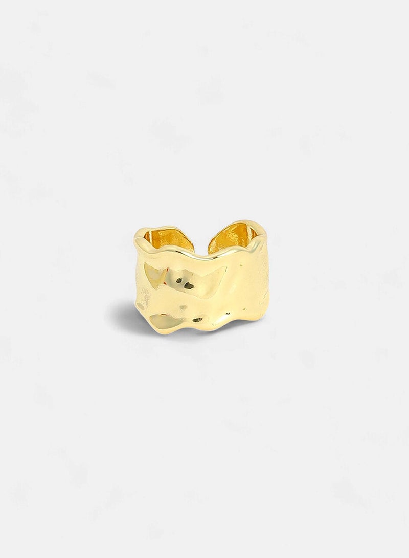 SOHI Dented Adjustable Artificial Finger Ring Jewellery - Image 1