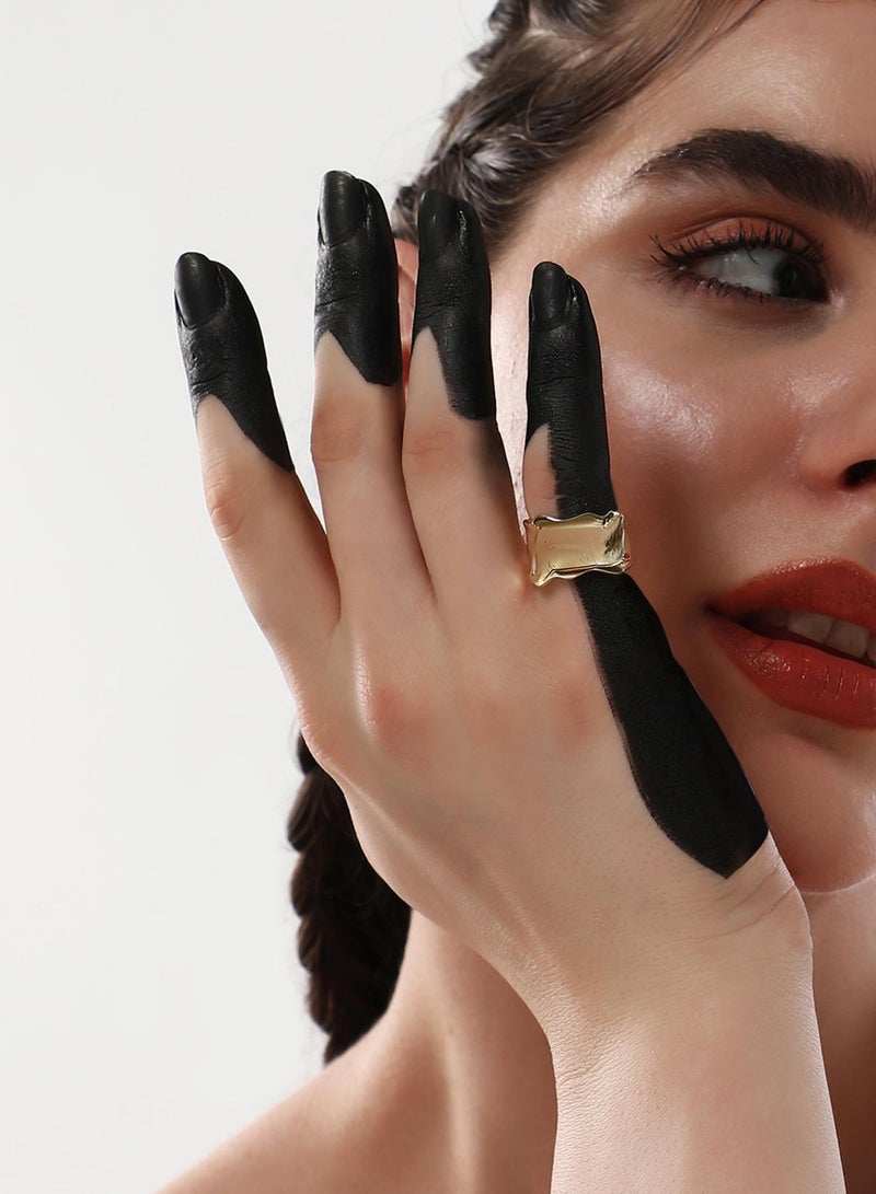SOHI Dented Adjustable Artificial Finger Ring Jewellery - Image 3
