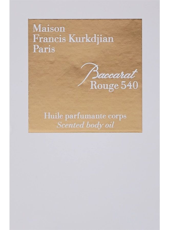 MAISON FRANCIS KURKDJIAN Baccarat Rouge 540 Body Oil 70 ml, 2.37 Fl Oz (Pack of 1), (KURBLU001)