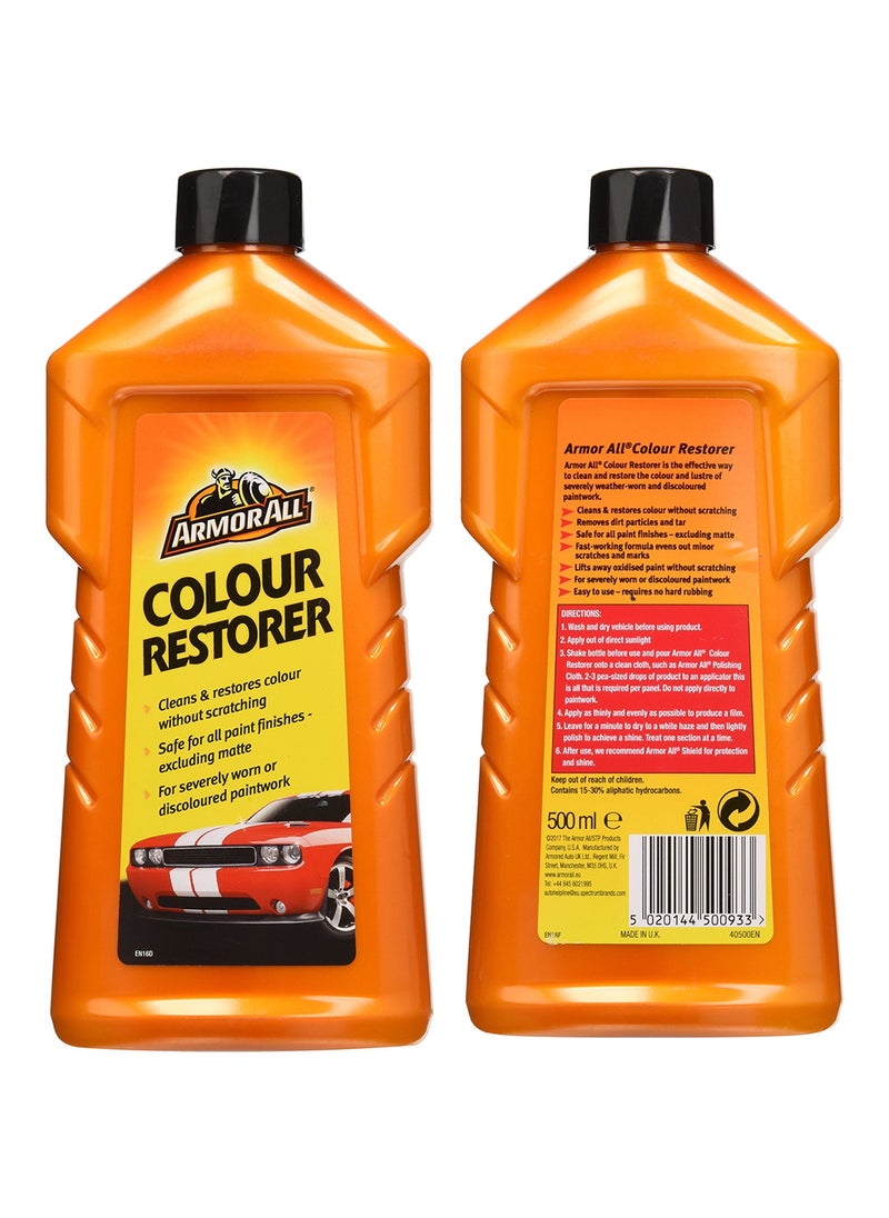 ARMOR ALL - Colour Restorer, 500Ml, Safe, Easy, And Fast Action To Restore Colour And Lustre, 1 Piece - Image 1