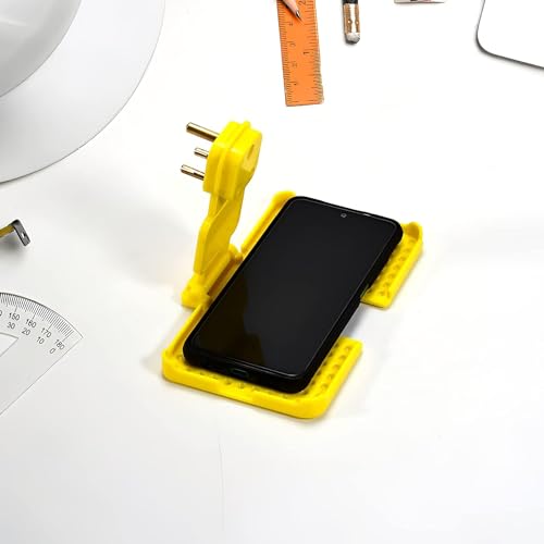 Leawall Mobile Charging Stand for Wall, Mobile Phone Charging Holder, Charger Holder for Wall, Mobile Holder While Charging Mobile Holder Just Fit in Socket and Hang(1 Pc) - Image 5