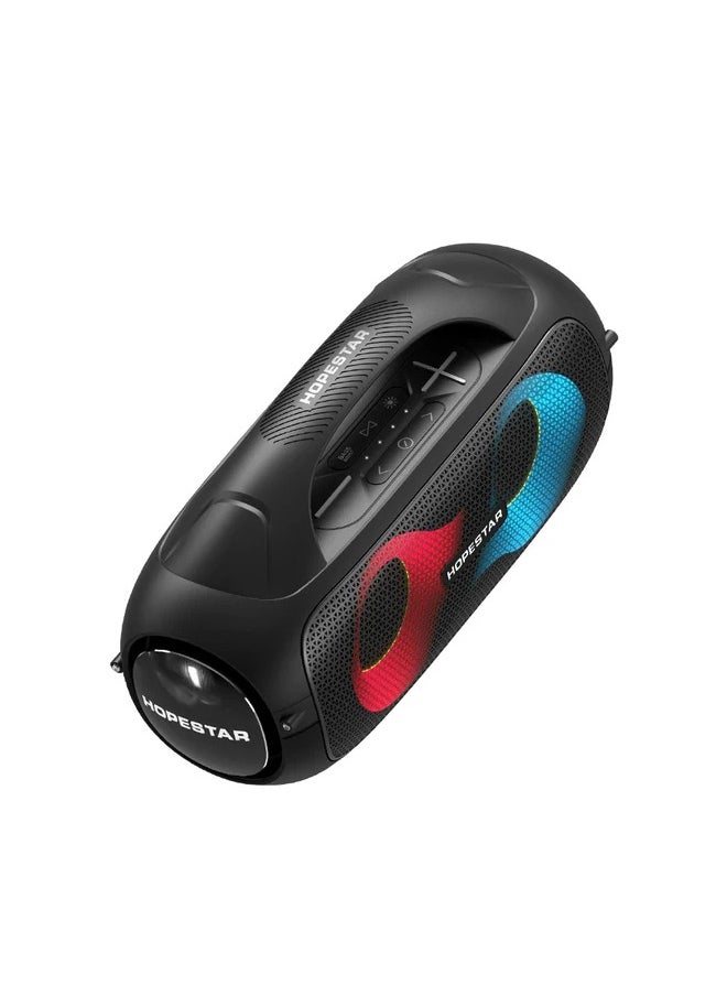 HOPESTAR - 80W Wireless Outdoor Speaker - Bluetooth 5.0, Dual 40W Speakers, 8-Hour Playback, IP5X Waterproof, TWS TWS Pairing, U Disk/TF/AUX Support - Ultimate Portable Sound System- Ideal for Party and Outdoor Use - Image 1