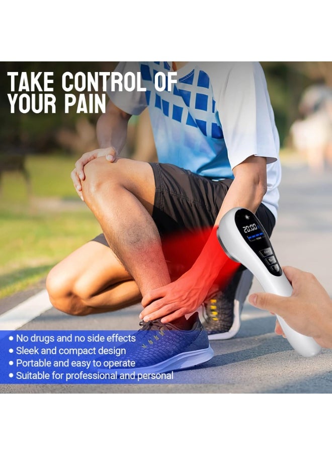 KASTWAVE Red Light Therapy, Infrared Red Light Therapy Device for Body Targets Joint and Muscles Directly for Pain Relief, 650 nm & 808nm Red Light Therapy Wand  - Image 5