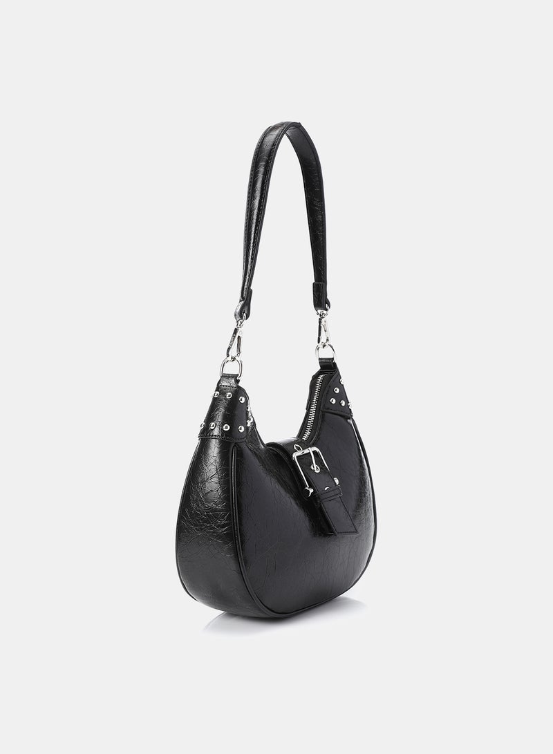Dejavu Elegant Shoulder Bag-OYE-DJTX-005-Black - Image 2