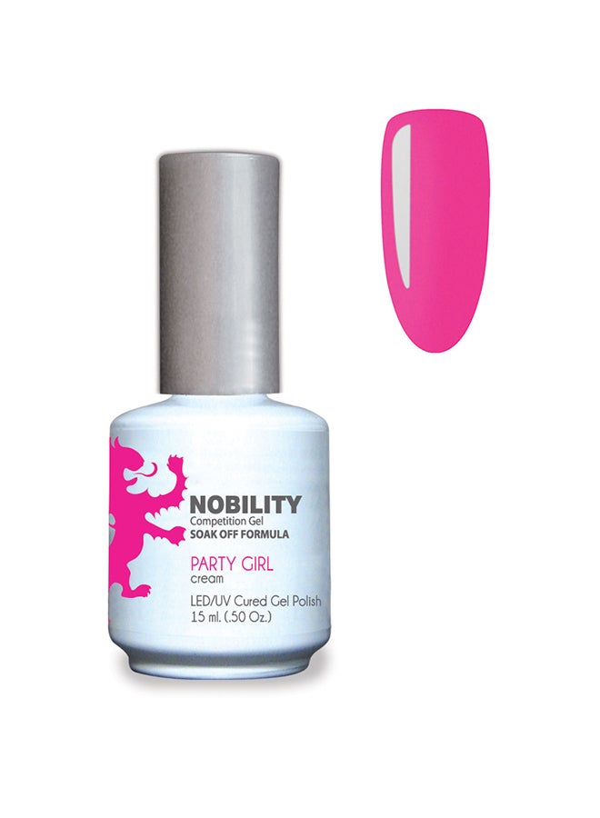 Lechat Gel Nail Polish 15 ml, Long Lasting, Chip Resistant, Requires Drying Under UV Led Lamp Party Girl Nbgp62