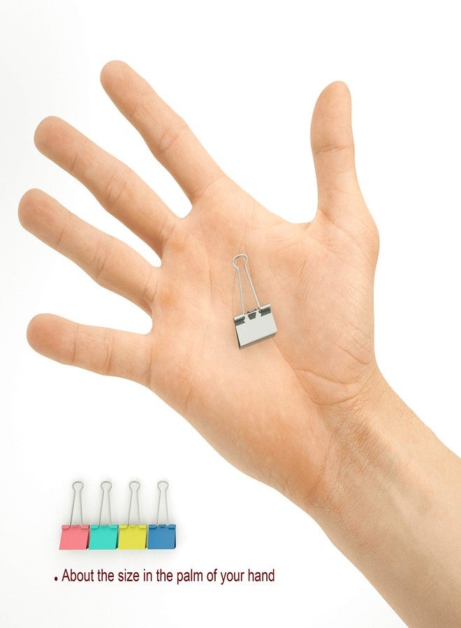 Nctinystore Mini Binder Clips Colorful Metal Clamp (Mini, 50 PCS) - Image 3