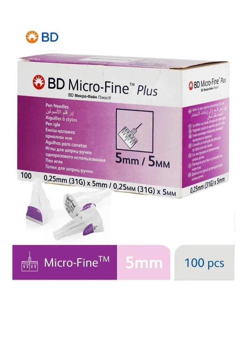 BD Micro Fine Needle Box For Insulin Pen 31g ×5mm 100 Pieces - pzsku/Z79D37B911BFA94814EB4Z/45/_/1706277879/e71a378f-87f7-4418-961a-6761a8e1e265