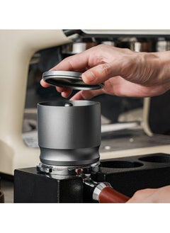 SYOSI Coffee Powder Picker, 58mm Aluminum Alloy Dosing Rings Press, Aluminum Alloy Coffee Powder Picke Anti Flying Dust Powder Cup Coffee Making Supplies  - Image 2