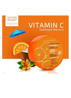 NATURE REPORT Nature Report Aloe Vera Gel with Vitamin C for Face, Hands and Body, 300 ml  - Image 1