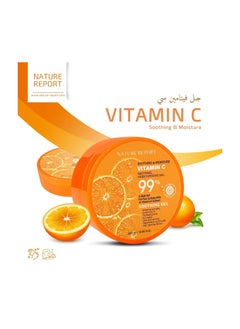 NATURE REPORT Nature Report Aloe Vera Gel with Vitamin C for Face, Hands and Body, 300 ml  - Image 2