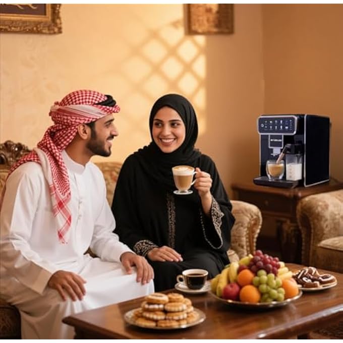 مولارد ماكينة قهوة أوتوماتيكية بالكامل، ماكينة إسبريسو، ماكينة قهوة أوتوماتيكية، ماكينة قهوة 15 بار مع مطحنة، ماكينة قهوة من الحبوب إلى الكوب، أفضل 10 ماكينات قهوة للمنزل 7203 - Image 4